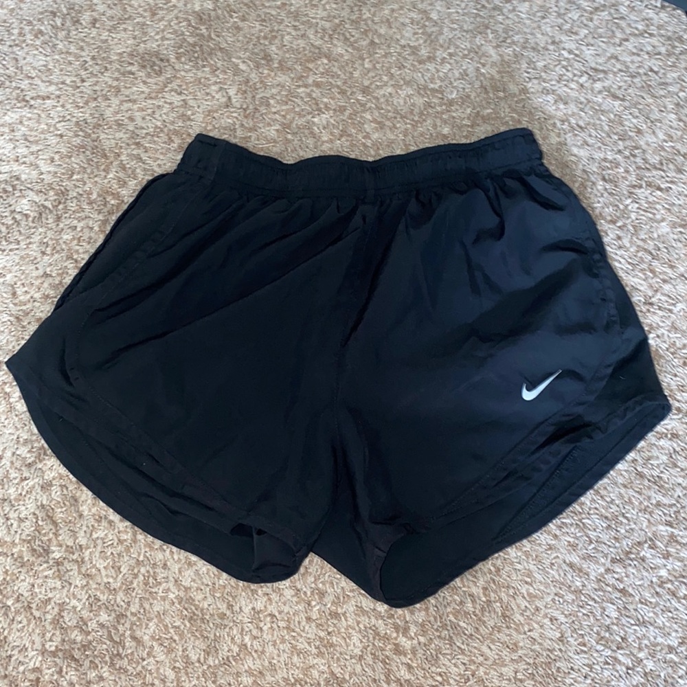 All black Nike shorts